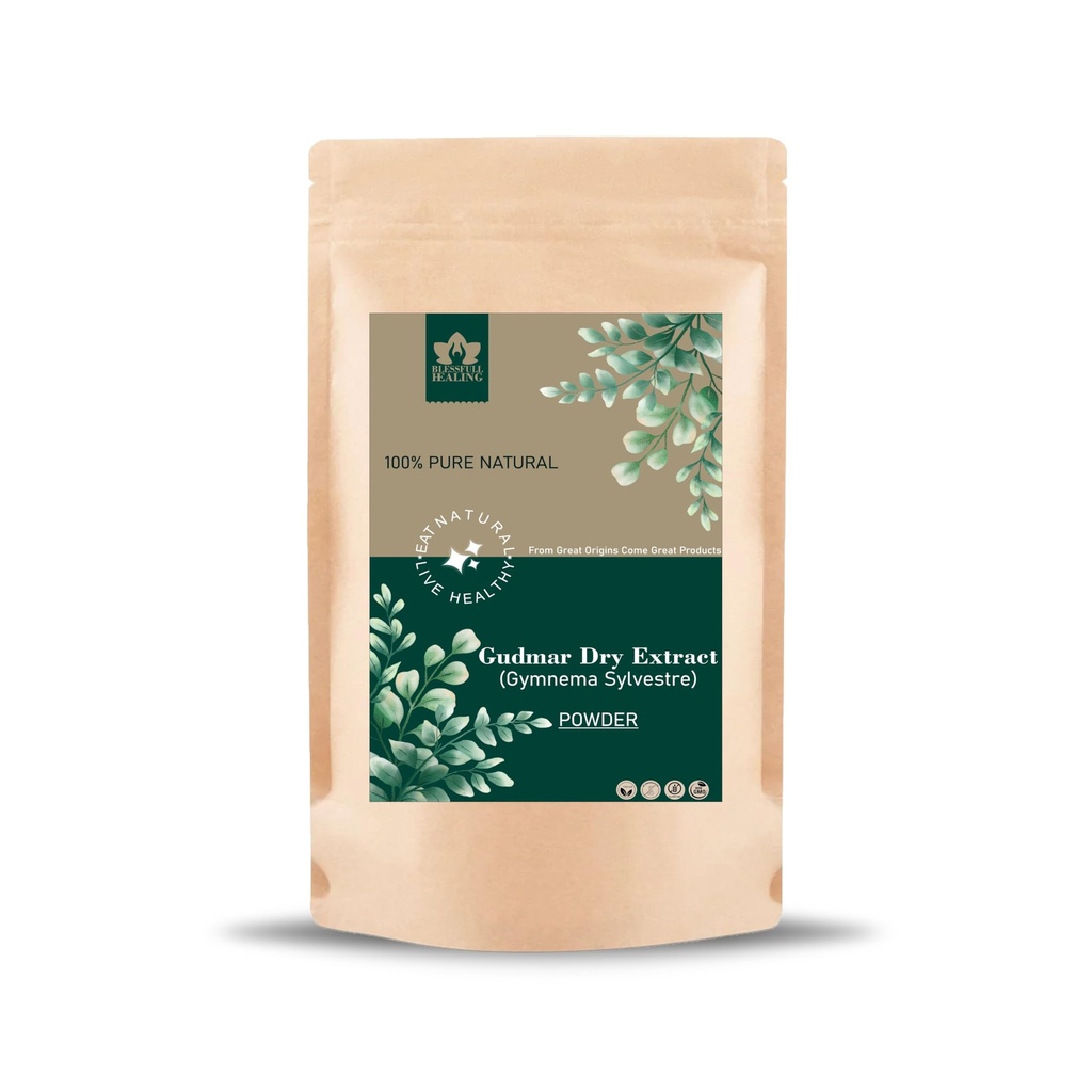 Blessfull Healing Gudmar Dry Extract(Gymnema Sylvestre) Powder 100% Pure Natural 100 Gram / 3.52 oz