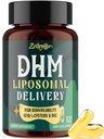 Zaigon Liposomal DHM Supplements, 1000mg dihydromyricetin with l-cysteine, Milk Thistle, Electrolytes, Ginger, NAC, L-Theanine & Vitamin B for Recovery After Drinking & Liver Support, 120 Capsules