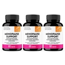 Complete Menopause Support Supplement For Women | With Ashwagandha, Black Cohosh, Dong Quai & Muira Puama | Helps Easing Hot Flashes Night Sweats Mood Swings Hormone Balance & Harmony | 180 Capsules