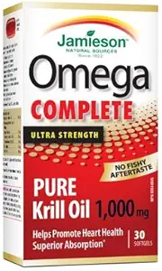 Jamieson Omega CompleteTM Pure Krill 1000 mg, 30 softgels