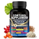 Cortisol Supplements for Women and Men - 16-in-1 Natural Cortisol Reducer with Magnesium, Ashwagandha & L-Theanine Blend, Stress Relief, Sleep Support & Daily Energy- Non-GMO Vegan