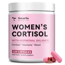 Totaria Women's Cortisol with Hormonal Balance | Stress Relief - Ashwagandha, L-Theanine, Magnesium, Myo-Inositol, Mood, Focus & Sleep Support, PMS* 120 Ct.
