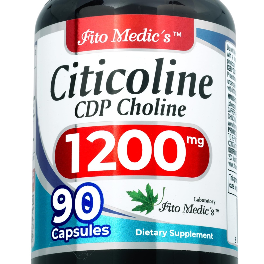 FITO MEDIC'S Lab | Choline Supplements | Choline | 90 caps | citicoline | cdp Choline.