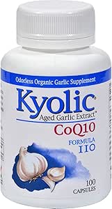 Kyolic Formula 109 Εβδομαδιαίο εκχύλισμα σκόρδου με CoQ10 Καψάκιο - 100 ανά συσκευασία - 3 συσκευασίες ανά θήκη.