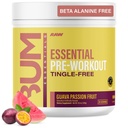 RAW Essential Tingle-Free Pre Workout Powder - Preworkout Without Beta-Alanine for Clean Energy & Focus - Workout Supplement with 200mg of Natural Caffeine - Guava Passion Fruit - 30 Servings