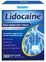 Sumifun Lidocaine Numbing Pain Patches - 30 Counts Maximum OTC Strength Pain Relief for Simple Backache, Muscle Sore, Joint Pain, Sprain, Strain - 5 1/2" X 3 15/16", Fast Acting & Long Lasting 8 Hours