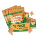 FocusFuel Energy Chews – Peach Sample Pack (36 Servings) – 100mg Caffeine + Alpha GPC + L-Theanine + B12, Magnesium – No Crash or Jitters