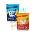 FocusFuel Energy Chews Variety Pack – Pineapple & Blue Razzberry Lemonade (2-Pack, 30 Servings Total) – 100mg Natural Caffeine + Nootropics – Bold, Tropical Energy