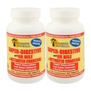 Sunshine Naturals Super Digestive συμπλήρωμα. Οξείδιο Bile & ενεργοποιημένο καρβίδιο για Digestive Υποστήριξη, Bloating Relief, Gut Cleanse, Nutrient Απορρόφηση, και Γενική Ευεξία. 100 δισκία. Συσκευασία των 2