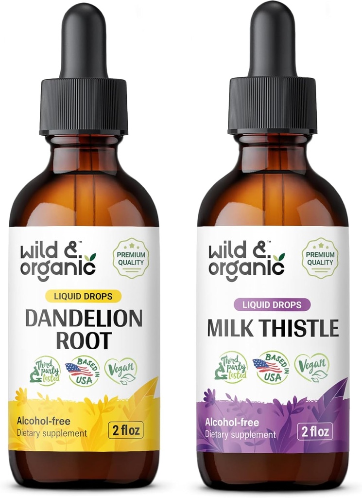 Άγρια & οργανική δαντέλα Βάμμα 2 fl oz & γαϊδουράγκαθο γάλα Βάμμα 2 fl oz