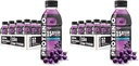 Protein2o 2-in-1 Clear Whey Protein & Electrolyte Beverage, 15g Protein, Gluten-Free, 16.9 fl oz Bottles, Grape (Pack of 24)