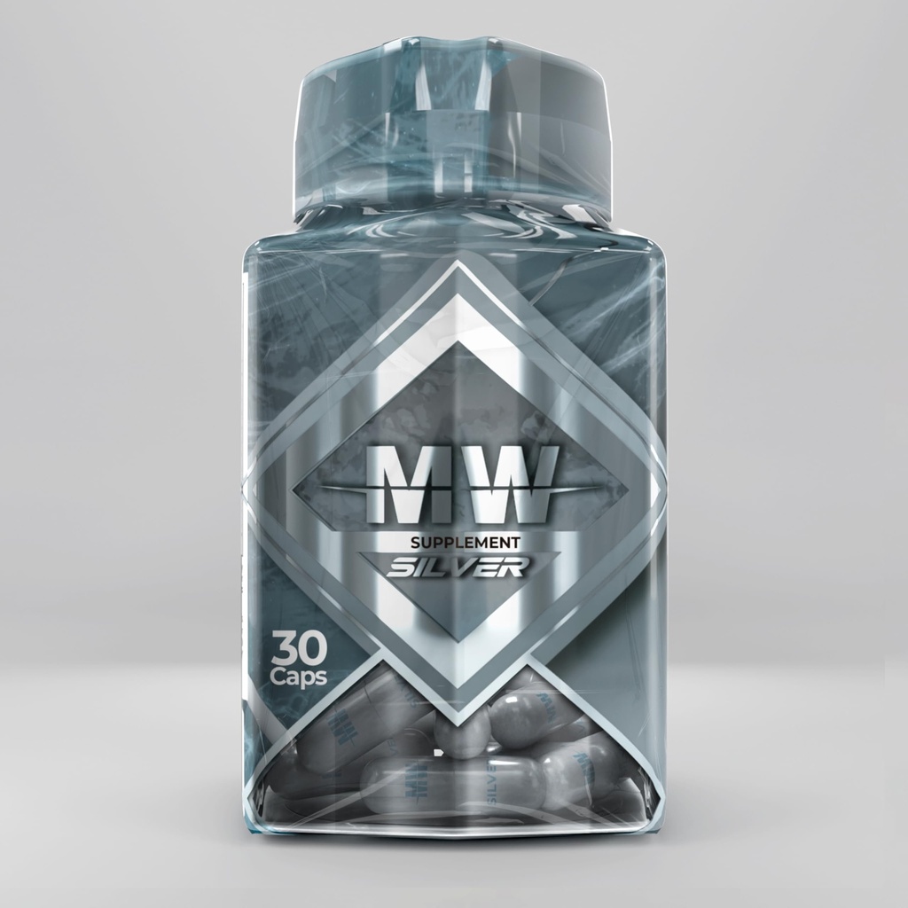 MW Natural Digestive Support Supplement Silver - Promotes Better Digestion - 30 Capsules