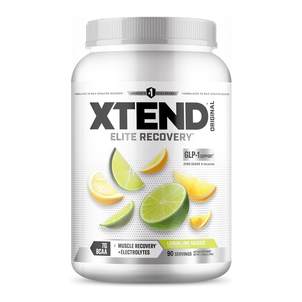 Xtend XTEND αρχική BCAA σκόνη 7g BCAA και 2.5g L-Γλουταμίνη, ζάχαρη δωρεάν μετά την προπόνηση μυϊκή αποκατάσταση ποτό με Αμινοξέα για άνδρες και γυναίκες, 90 εξυπηρετούν