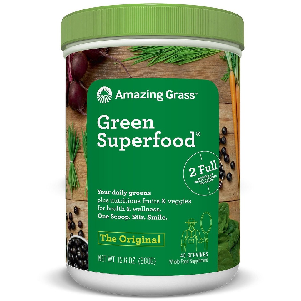 Καταπληκτική Grass Green Superfood, πρωτότυπο, 12,6 ουγγιά