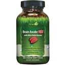 Irwin Naturals Brain Awake RED with Nitric Oxide Booster - 60 Liquid Soft-Gels