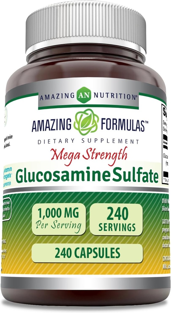 Amazing Formulas Glucosamine Sulfate 1000 mg Συμπληρώματα καψακίων 
