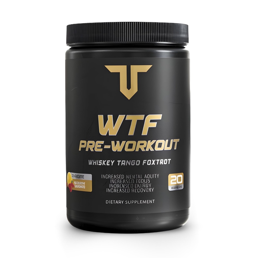 Troponin Nutrition WTF Pre-Workout (20 Servings, Strawberry Lemonade (Snake Bite))