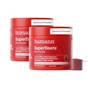 HumanN SuperBeets Beet Root Powder - Non-GMO Beetroot Superfood - Nitric Oxide Supplement for Heart Health, Nitric Oxide Powder for Circulation & Blood Pressure Support - Black Cherry, 60 Servings