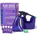 eosera Wax Blaster MD - Ear Wax Cleaning System - Complete Earwax Irrigation Kit for Stubborn and Routine Cleaning - with 5-ct Single Use Vials