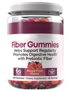 County Farmer Fiber Gummies with Prebiotic, Mixed Fruit Flavor, Sugar-Free, 6G Fiber per Serving, 240 Count, 80 Servings