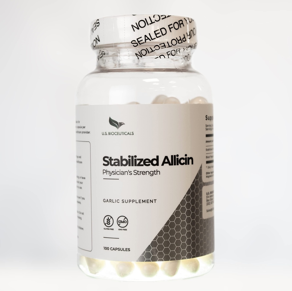 Σταθεροποιημένη Αλλικίνη (Non-GMO) - 700.000 mcg Αλλικίνη ανά φιάλη - Εργαστηριακός έλεγχος - cGMP Certified Manufacturing
