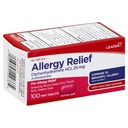Leader Diphenhydramine HCl 25mg Mini Tablets, Fast-Acting Allergy Relief, Non-Prescription Antihistamine, 100 Mini Tablets