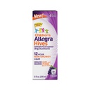 Allegra Children's Hives Reduction and Hive Itch Relief 12 HR Liquid, Grape, 8 oz.