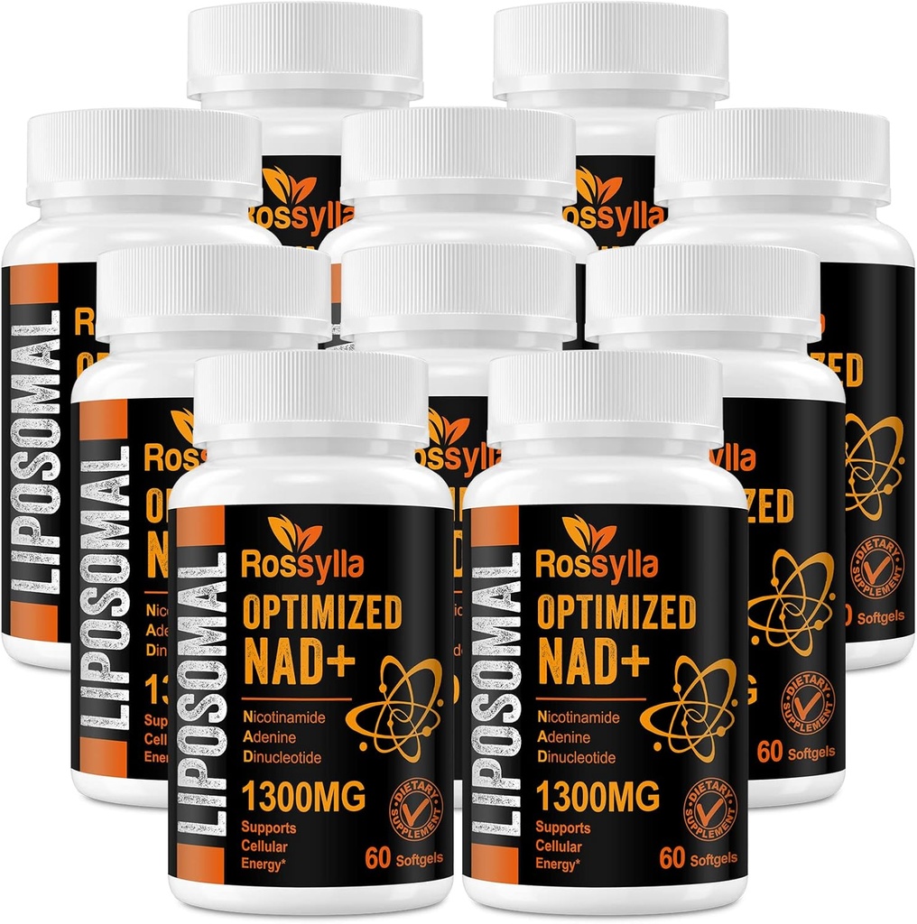 1300 MG Liposomal NAD+ συμπλήρωμα  Ευπροσάρμοστη ώθηση NAD+ Συμπλήρωμα για γήρανση Defese, Cellular Energy, Longevity 