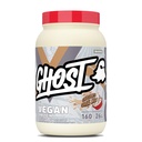 GHOST Vegan V2 Protein Powder, Chocolate Cereal Milk – 2.7LB Tub, 26G of Protein - Plant-Based Pea & Organic Pumpkin Blend Protein with Fiber & Iron - Flavored Post Workout Shakes - Soy & Gluten Free