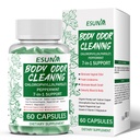 ESUNM Body Deodorizing Supplement, Chlorophyll Capsules 650 mg,Ultra high Absorption Internal Deodorant Clorofila Pastillas for Men & Women, Support to Cellular Energy,Antioxidant,Immune System