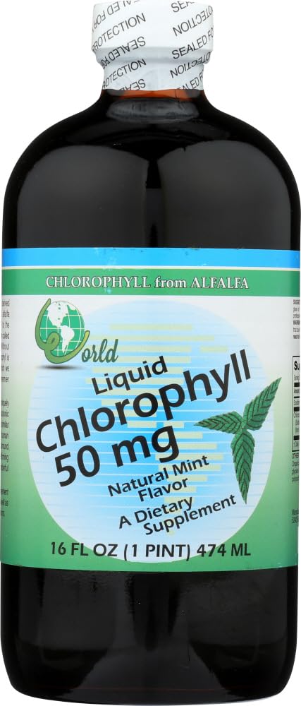 World Organic Chlorophl Mint 50mg