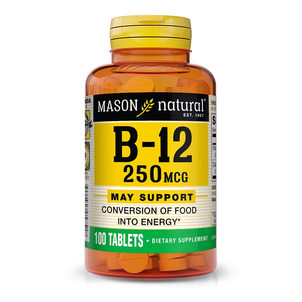 Mason Βιταμίνες Mason Βιταμίνη Β 12 250mcg Δισκία