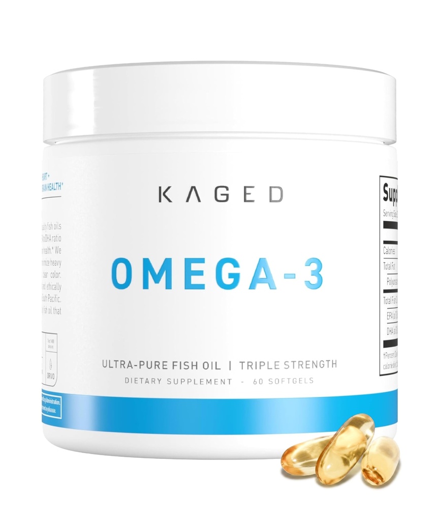 Kaged Omega 3 Softgels 