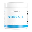 Kaged Omega 3 Softgels | Unflavored | Fish Oil Supplement | 3000mg Omega 3 Fatty Acid with EPA & DHA | Ultra-Pure, No Fish Burps | Supplements for Men & Women | 30 Servings