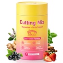 Cutting Drink Mix – Dual-Action Satiety Signaling, Energy & Digestive Health with Berberine, Chromium, FOS, Yerba Mate & 5-HTP | Vegan, Sugar-Free, Non-GMO - 30 Sticks