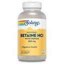 Solaray High Potency Betaine HCL with Pepsin - Hydrochloric Acid Supplement for Digestive Health - with Betaine Hydrochloride and Digestive Enzymes - Υποστήριξη για την Υγεία των Ούρων - 60 ημερών εγγύηση, 250 VegCaps