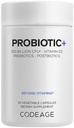 Codeage Probiotic+ 100 Billion CFU Supplement - 12-Strain Probiotic Blend, Organic Prebiotic Fiber, Postbiotics, Vitamin D3, Zinc Bisglycinate, Quercetin - for Men & Women - Non-GMO- 30 Capsules