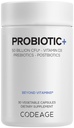 Codeage Probiotic+ 50 Billion CFU** Supplement - 12-Strain Probiotic Blend, Organic Prebiotic Fiber, Postbiotics, Vitamin D3, Zinc Bisglycinate, Quercetin - for Men & Women - Non-GMO - 30 Capsules