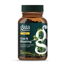 Gaia Herbs Gas & Bloating - Provides Relief from Occasional Gas & Bloating* - with Activated Charcoal, Fennel & Chamomile - 50 Vegan Capsules (25 Servings)