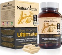 NaturaNectar - Ultimate Bee Propolis Κάψουλες - NSF Περιεχόμενα Πιστοποιημένα -Brazilian Red, Brown, & Green - Γλουτένη-ελεύθερο συμπλήρωμα με φλαβονοειδή - Φυσικά πηγάζει μέσω Ηθικής Μελισσοκομίας (60pcs.)