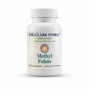 Dr Clark Store Methylated Folate 1000 mcg, 100 Capsules, Supports Healthy Methylation, Cellular Vitality, Cardiovascular Health, Cognitive Function, Prenatal Support, Non-GMO, USA Made, 100 Day Supply