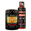 ALPHA LION Stubborn Fat Loss Stack – Superhuman Burn Pre Workout + Burn2O Liquid L-Carnitine 2000mg (Shredberry)– Thermogenic Fat Burner & Energy Supplement for Men and Women