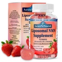 NMN Supplement 1000mg Pure, 4-in-1 Liposomal NMN Resveratrol Supplement Gummies w.Quercetin & TMG, Nicotinamide Mononucleotide NAD+ Precursor for NAD+ Levels, Cellular Energy & Healthy Aging, 60 Count