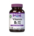 Bluebonnet Vitamin B1 100 mg - Mood Support & Energy Vitamins for Women & Men* - Thiamin HCl - Non-GMO, Vegan, Kosher, Gluten-Free - Σόγια & Γαλακτοκομικά - 100 κάψουλες λαχανικών, 100 Day Supply