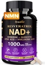 Liposomal NAD Resveratrol Supplement, NAD Supplements for Women & Men - NMN Supplement Alternative, Supports Healthy Aging, Cellular Energy, 8-in-1 with NAD+, Resveratrol, Quercetin, 120 Capsules