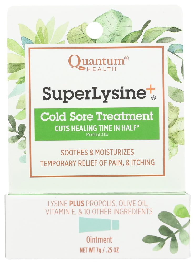 Quantum Super Lysine Plus Cold Sore Treatment - 0.25 Oz