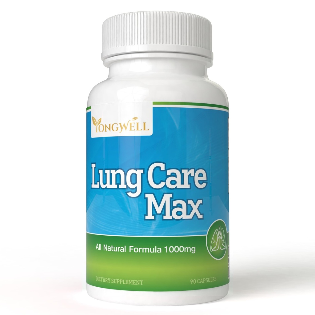Lung Care Max, Special Antioxidant Formula with American Ginseng, Bee Propolis, and Royal Jelly (90 Κάψουλες)