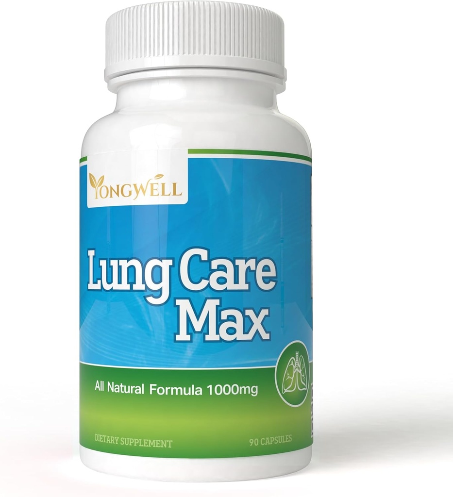 Lung Care Max, Special Antioxidant Formula with American Ginseng, Bee Propolis, and Royal Jelly (90 Κάψουλες)