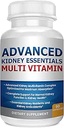 Advanced Kidney Essentials Multivitamin. Kidney Support Supplement for Complete Kidney Health. Kidney Health Supplement with Renal Vitamins 90 Caps