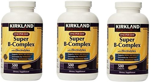 Kirkland Signature One Per Day Super B- Complex με Electrolytes 500 δισκία